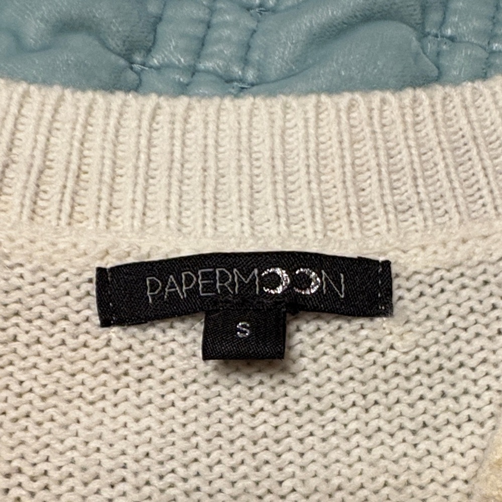 Papermoon Tie-Dye V-Neck Sweater - Picture 2 of 3